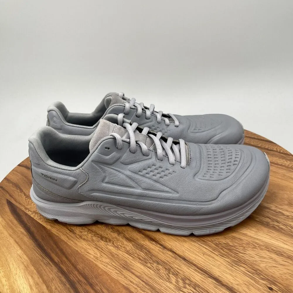 Altra Men's Torin - Athletic Running Shoes in Light Gray Leather